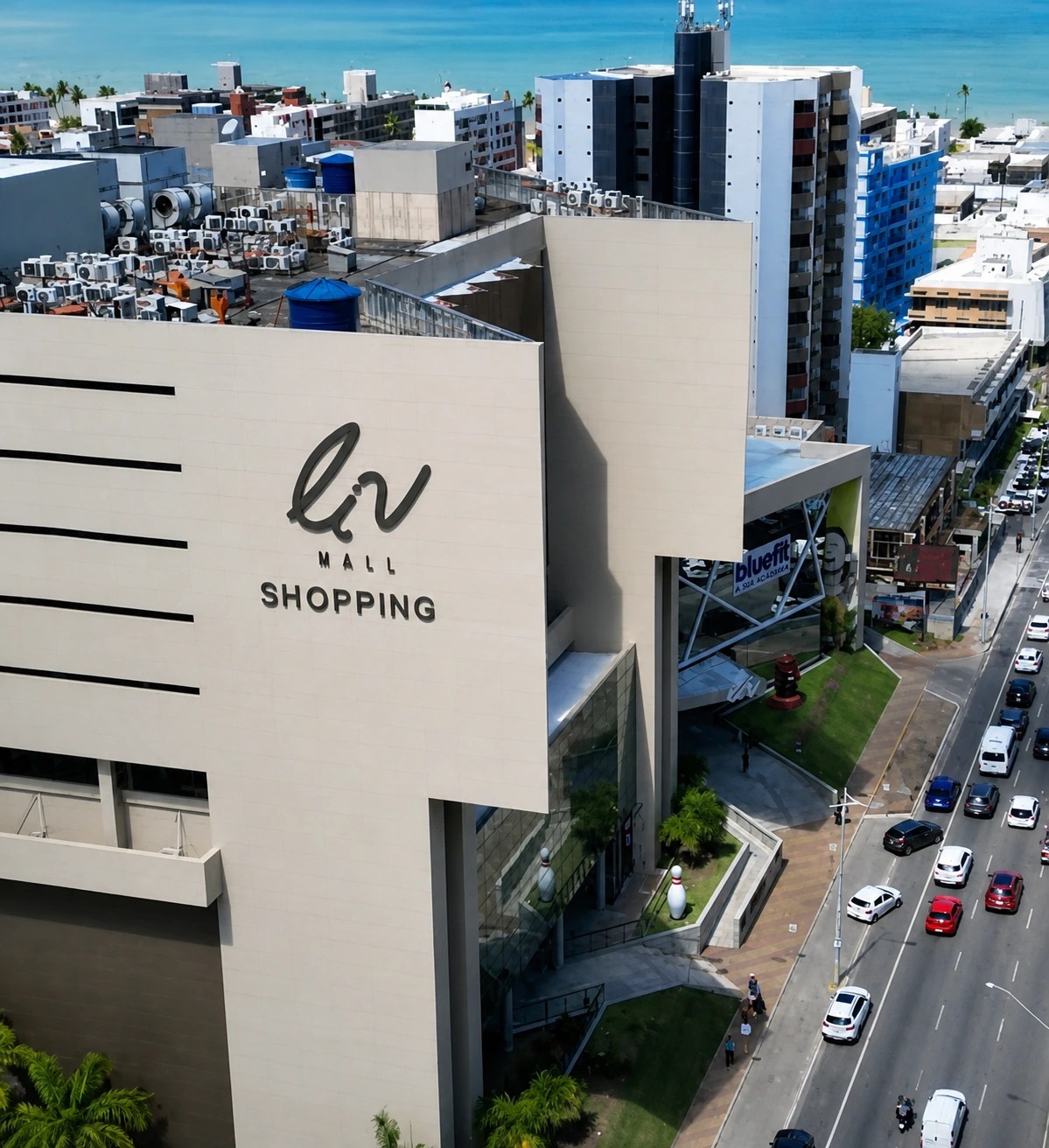 Área interna do Liv Mall Shopping